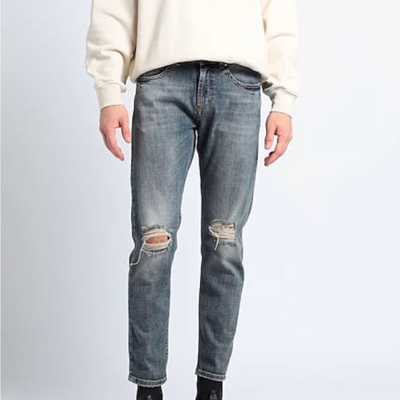 Versace Jeans Coutour Distressed blue jeans 36 US - Picture 12 of 16